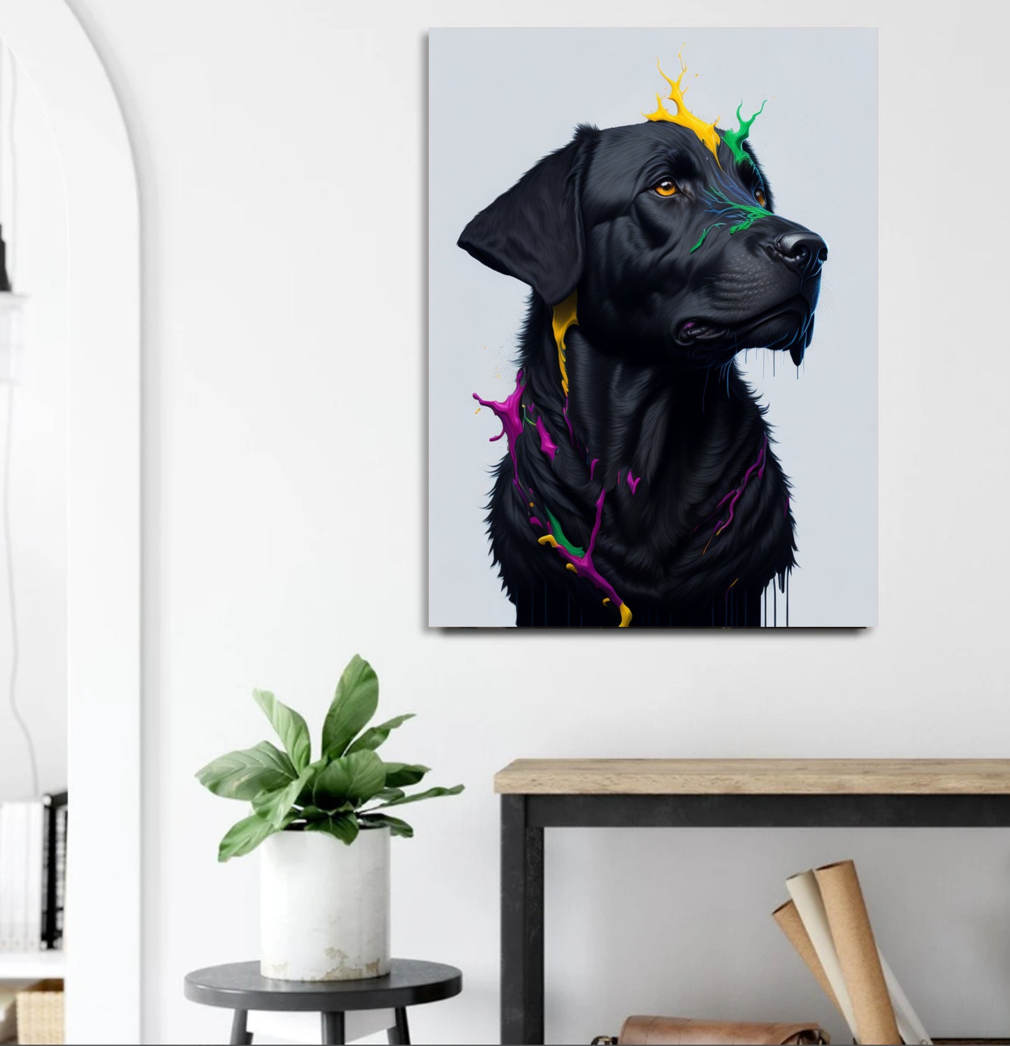 The dog – creative art work