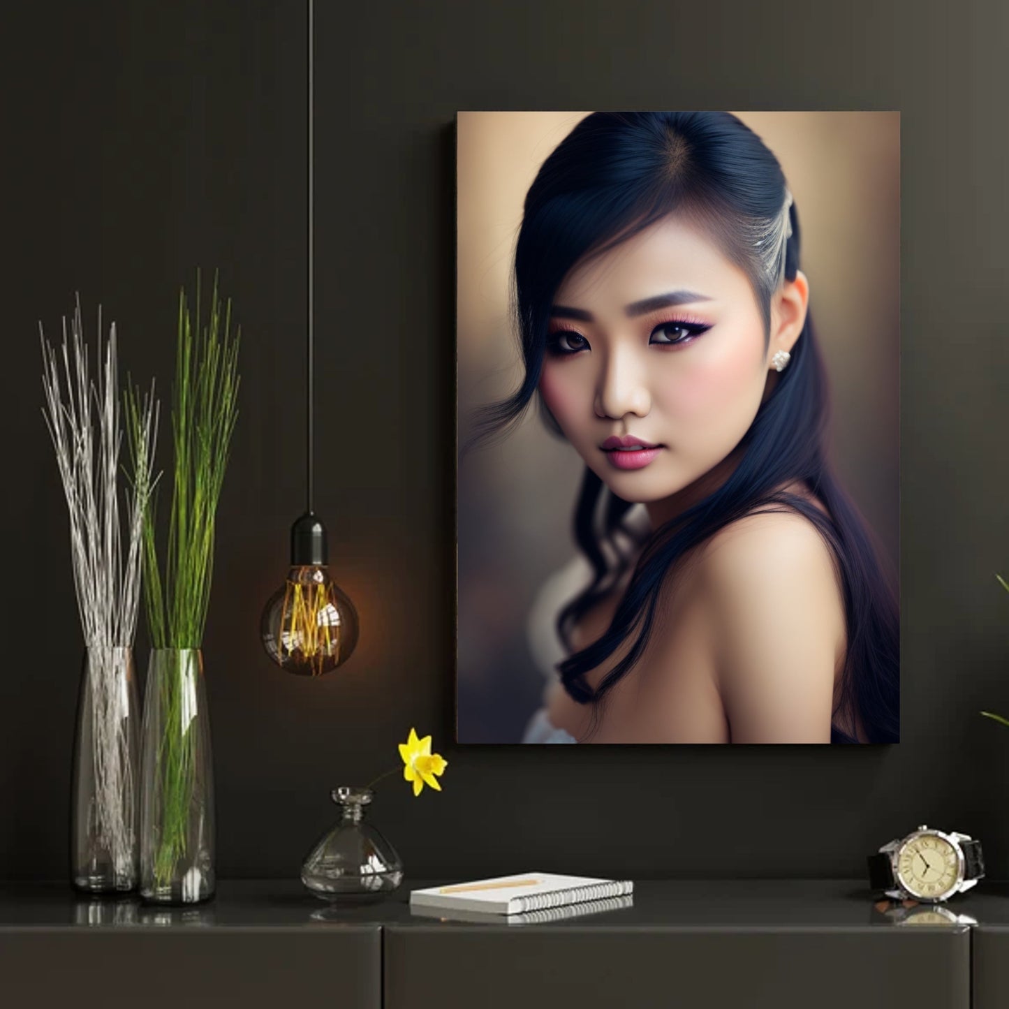 Portrait einer asiatischen Frau