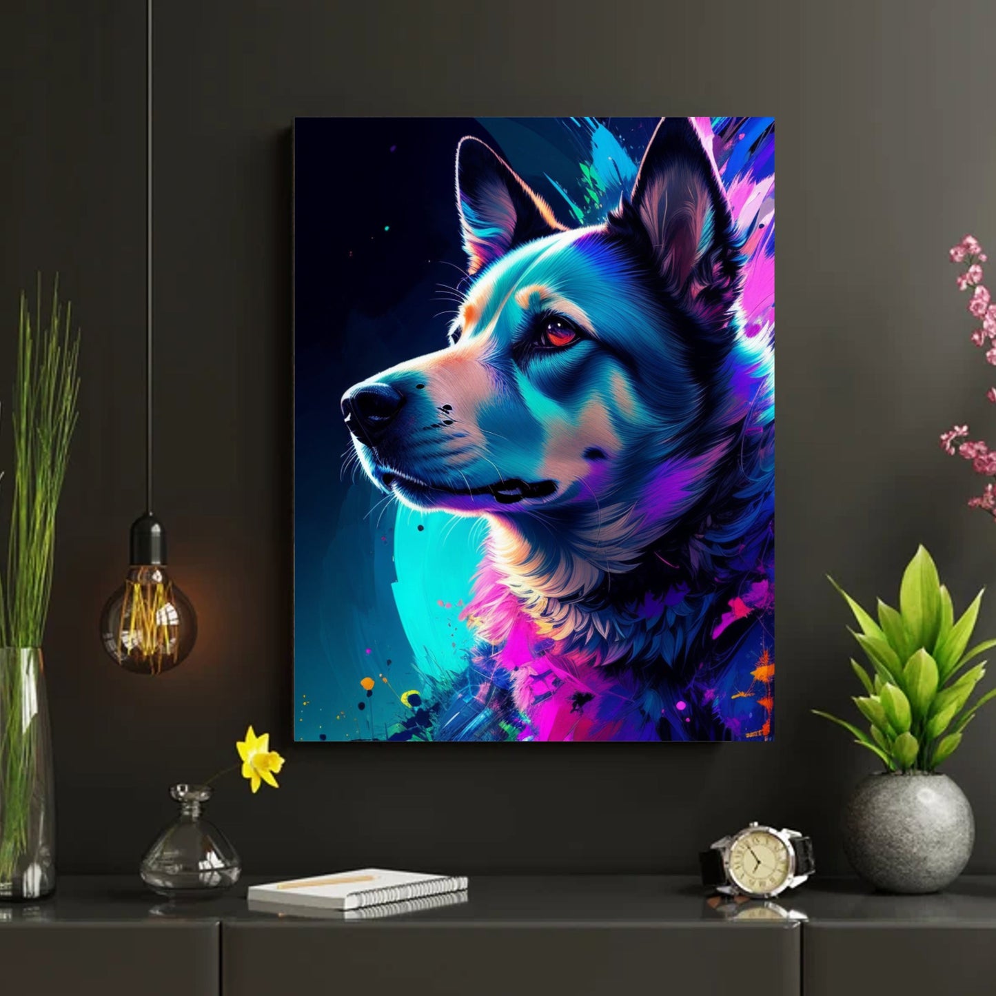 The dog – creative art work