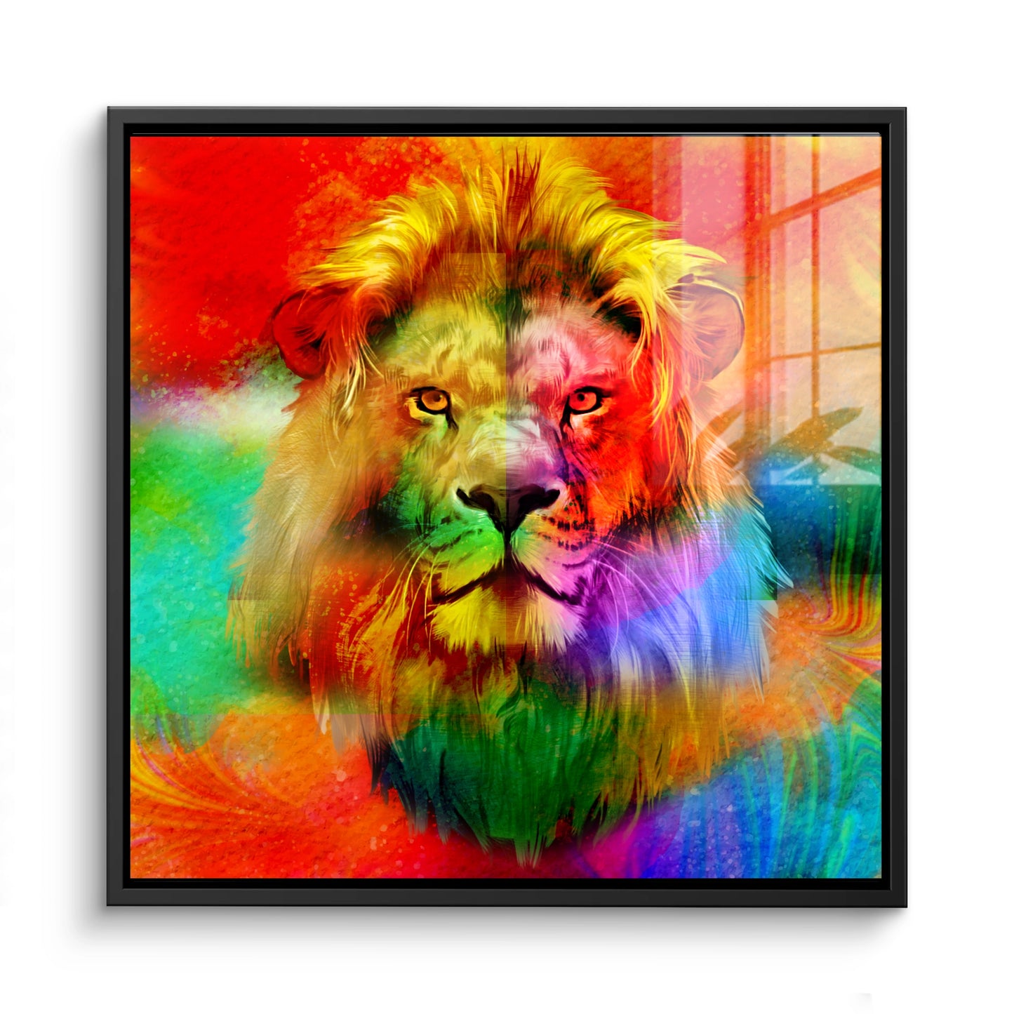 Majestic Rainbow Lion