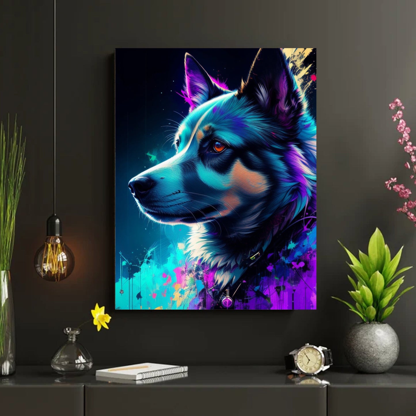 The dog – creative art work