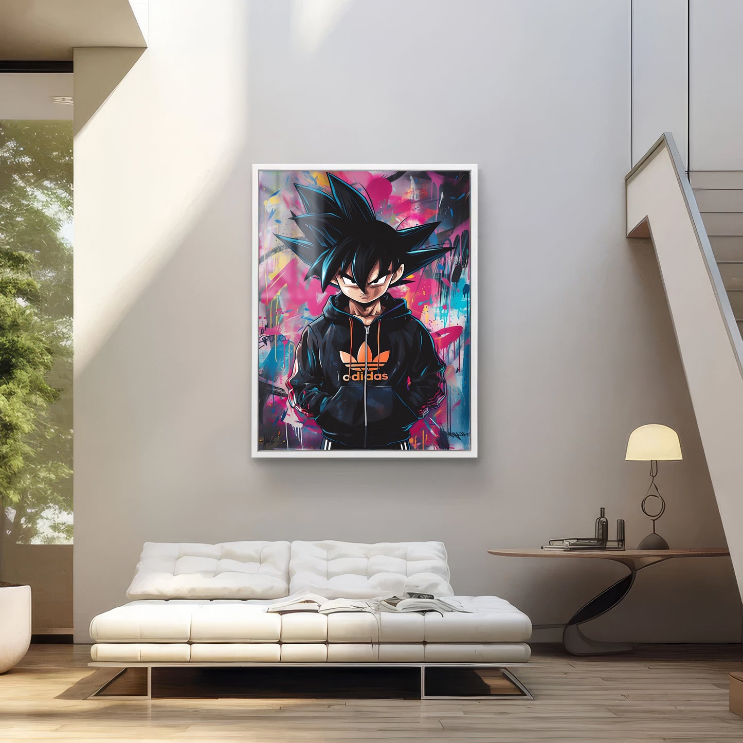 Modern Warrior: Goku in Urban Style