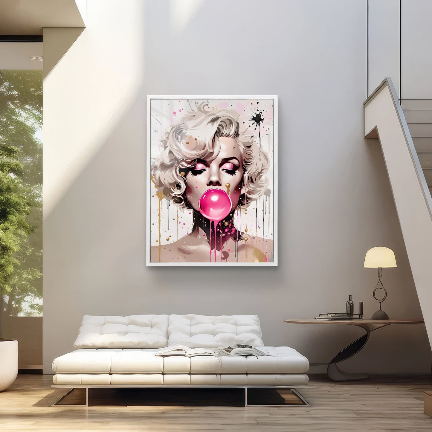 Marilyn Monroe Bubblegum Art