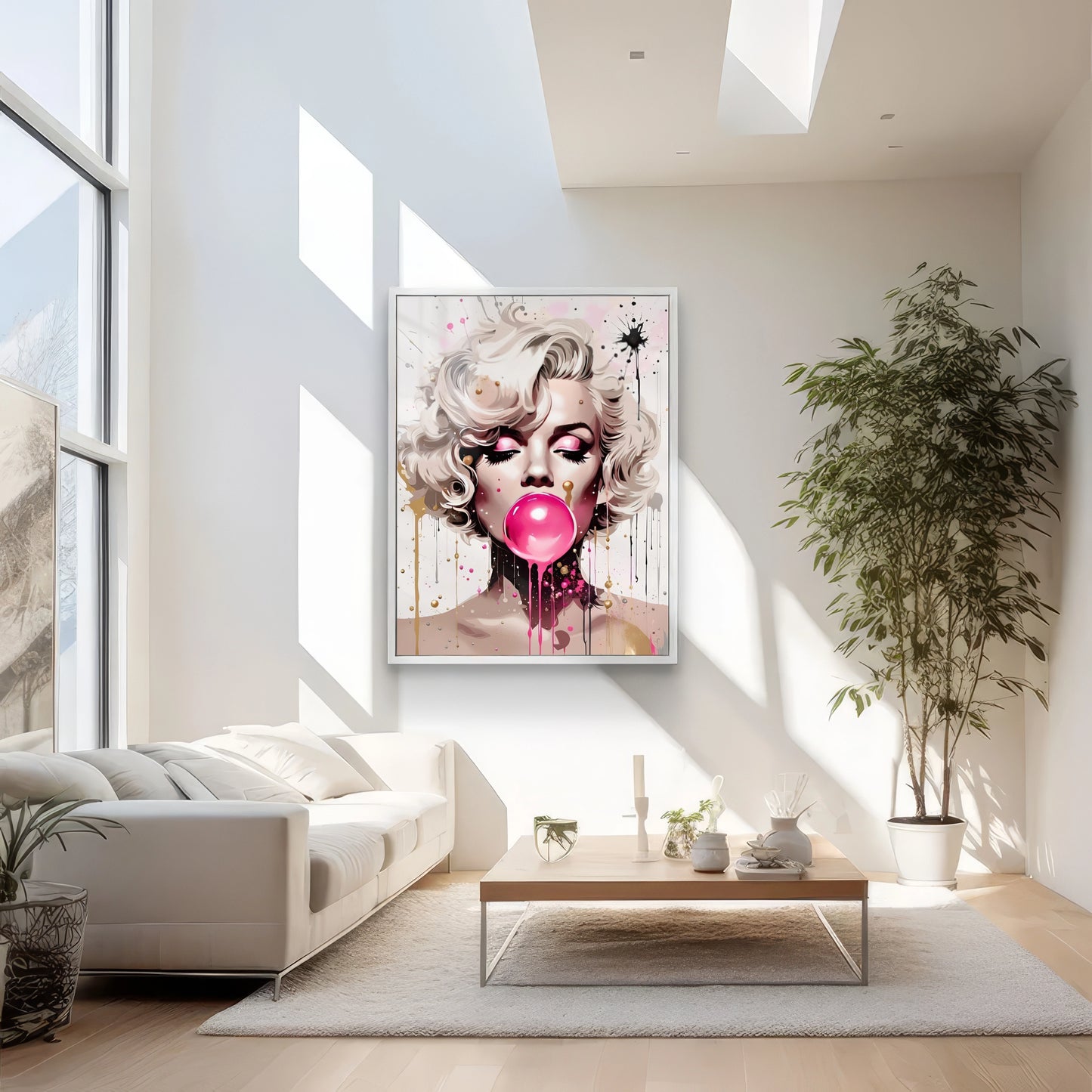 Marilyn Monroe Bubblegum Art