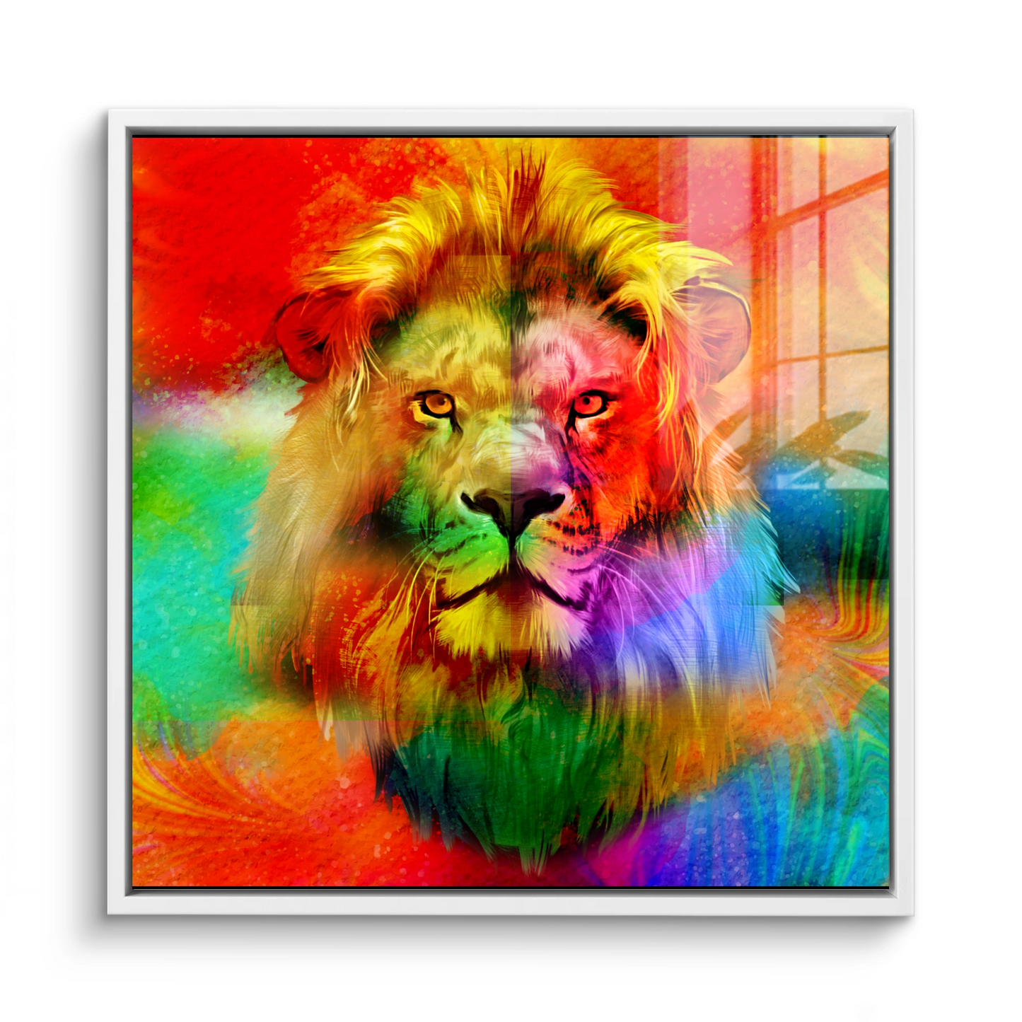 Majestic Rainbow Lion