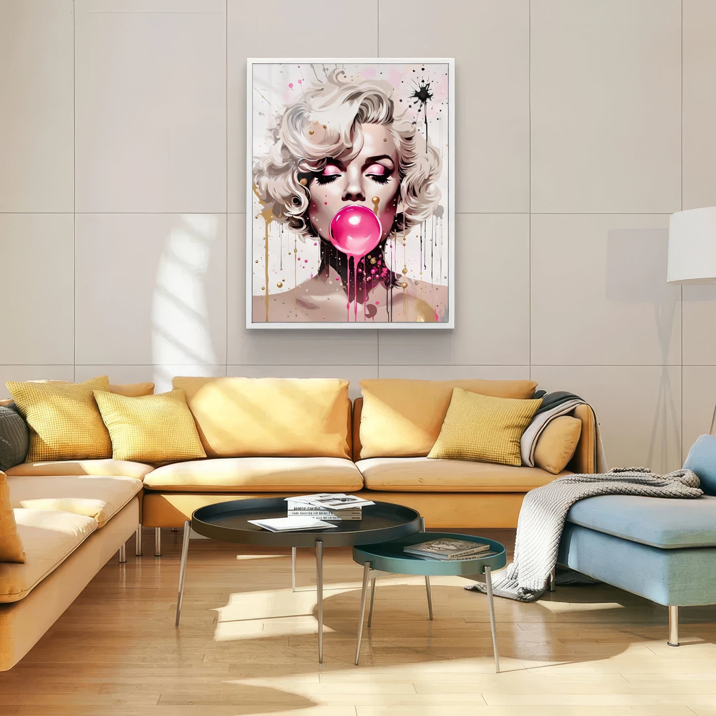 Marilyn Monroe Bubblegum Art