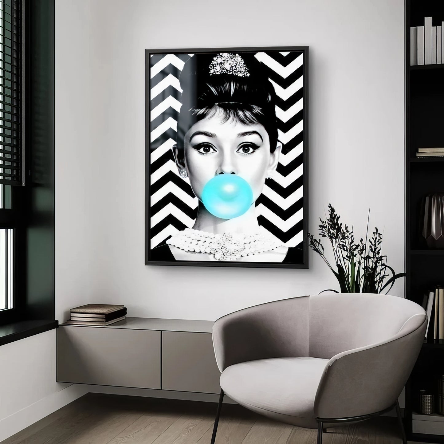 Audrey im Pop-Art Stil