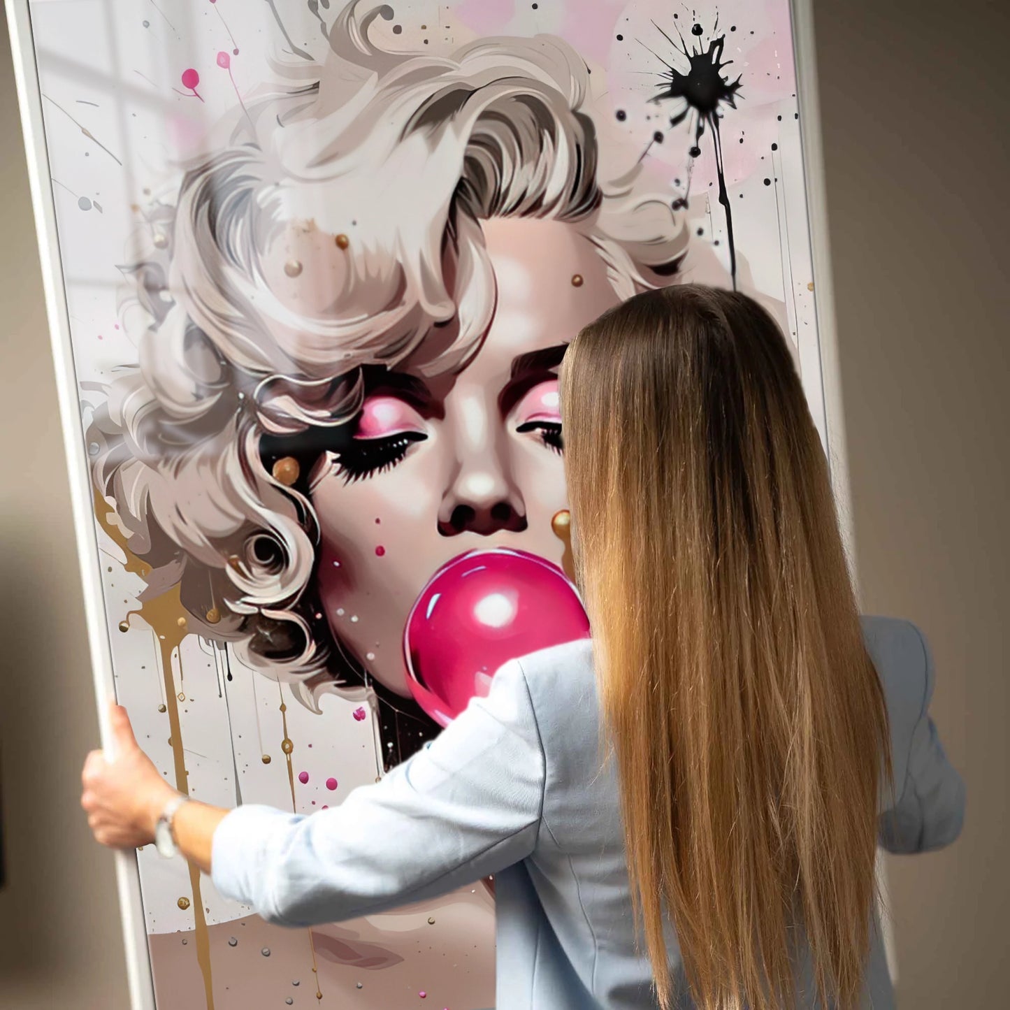 Marilyn Monroe Bubblegum Art