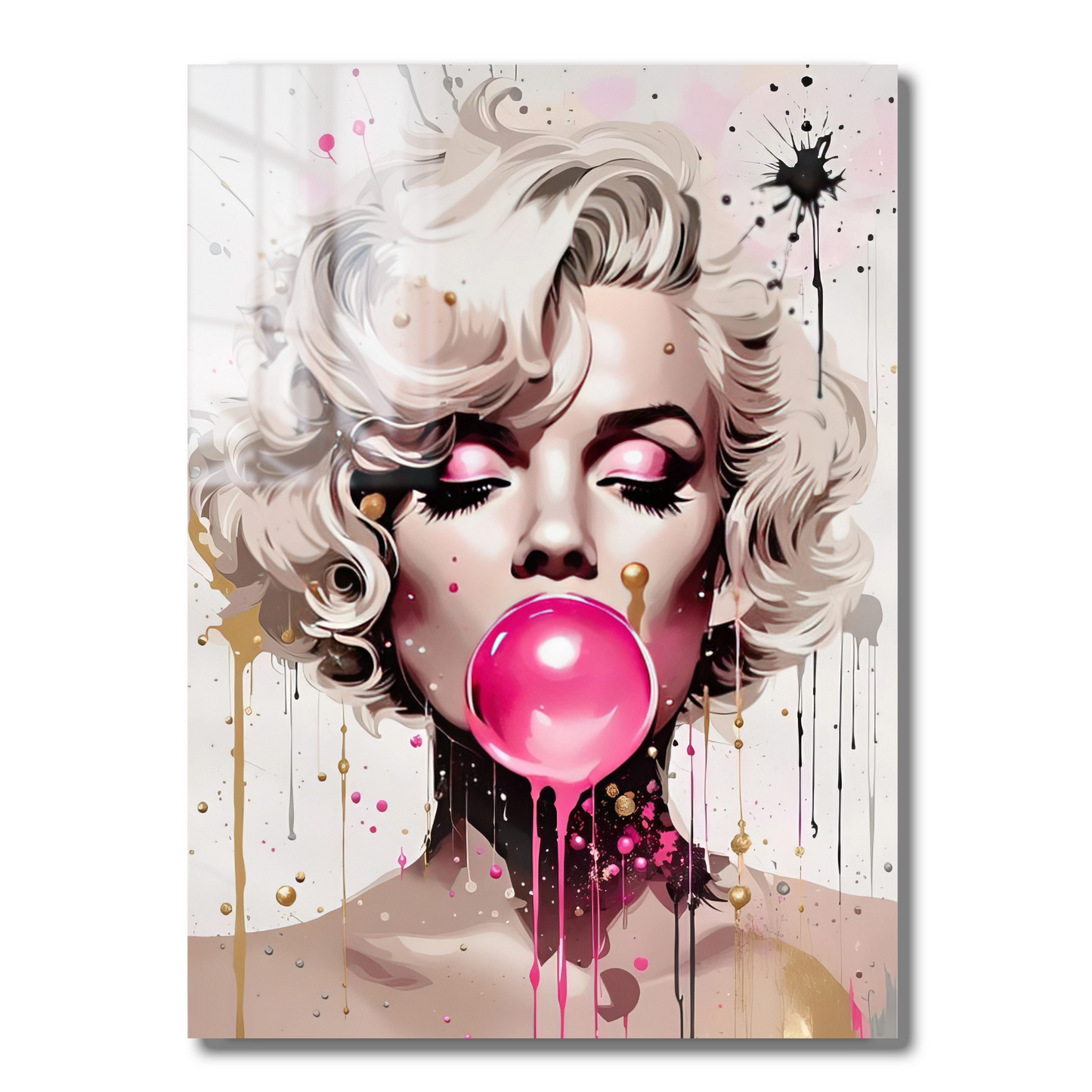 Marilyn Monroe Bubblegum Art