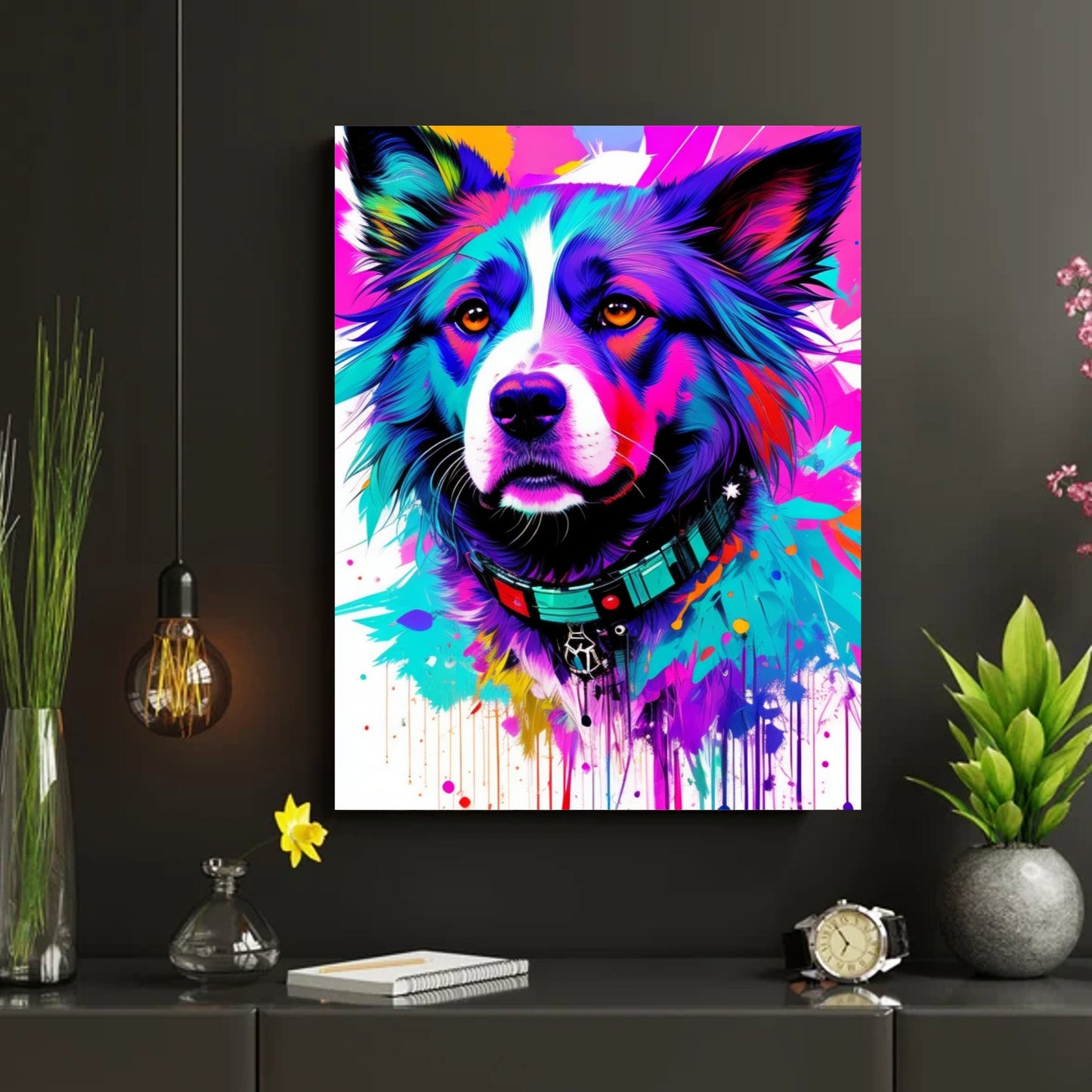 The dog – creative art work