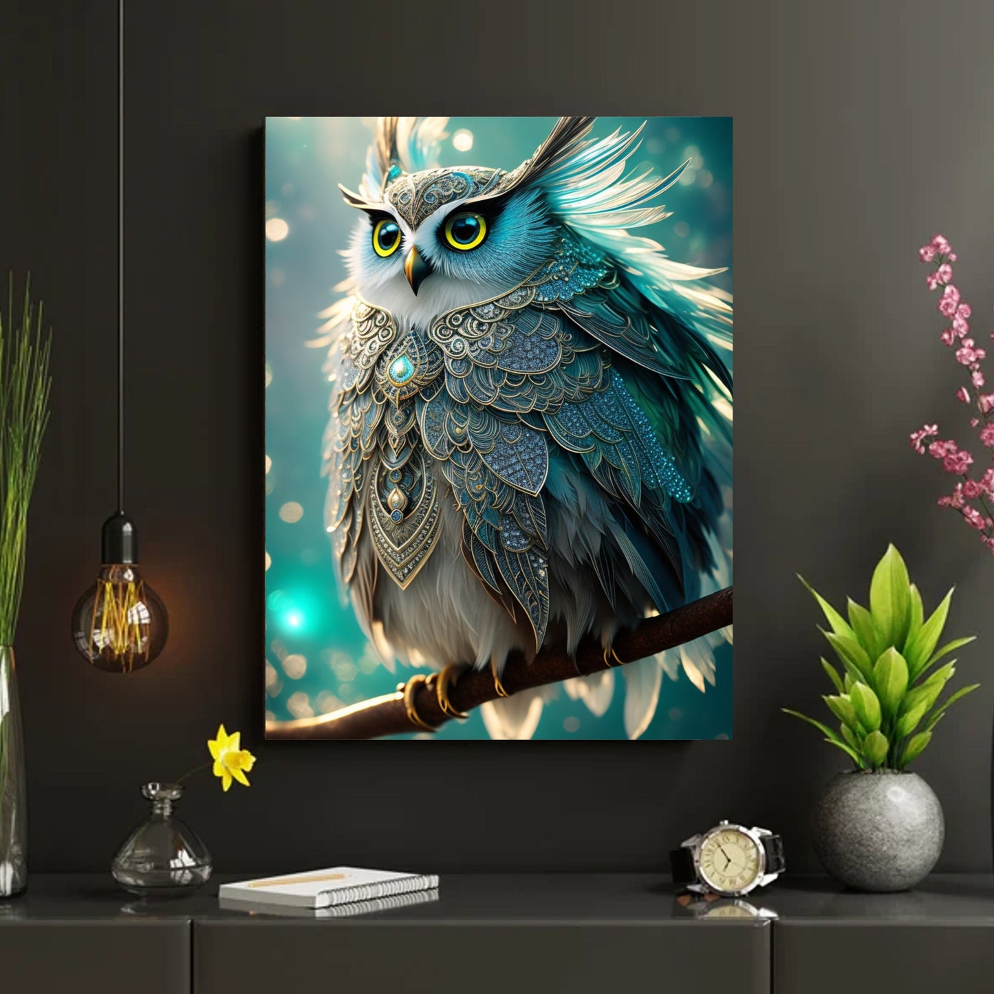 The owl - creative art work