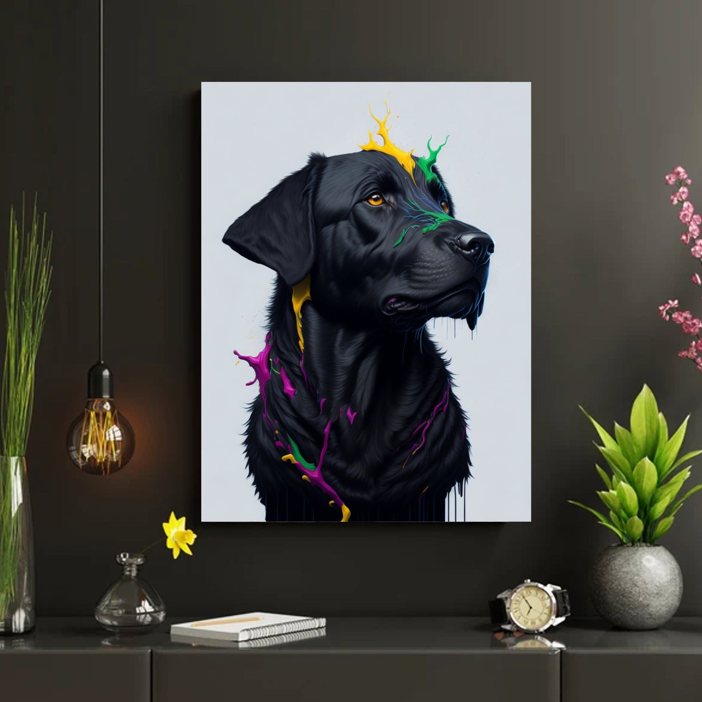 The dog – creative art work