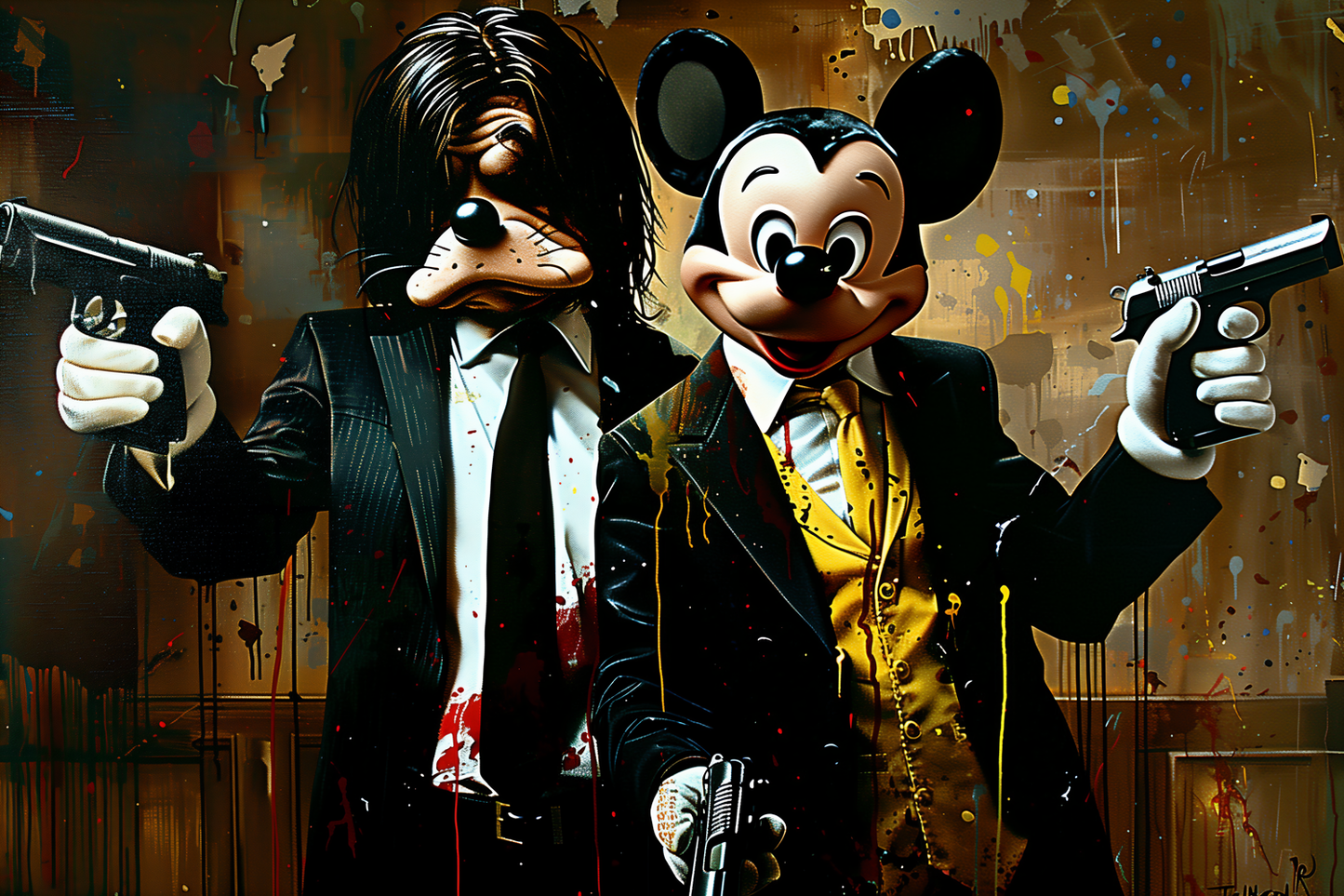 Mickey and Goofy's Gangster Showdown