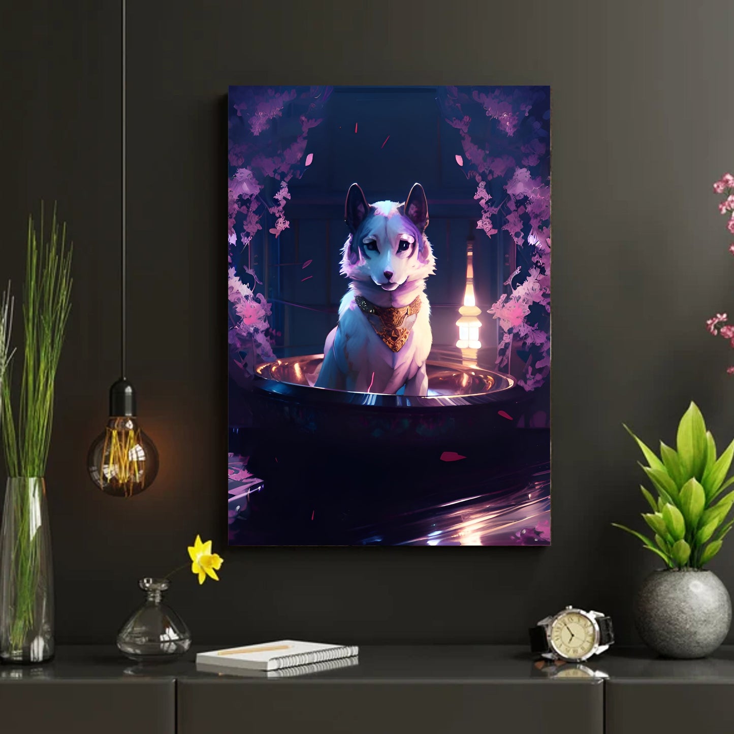 The dog – creative art work