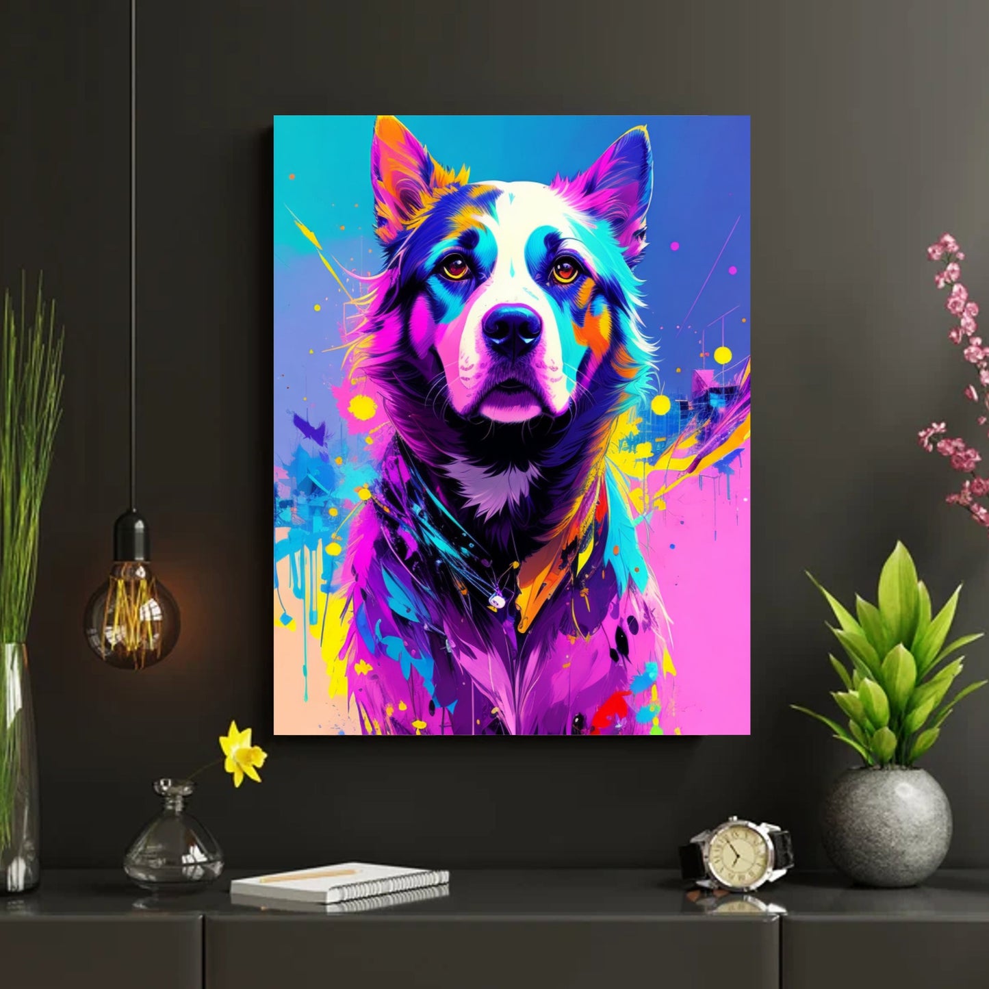 The dog – creative art work