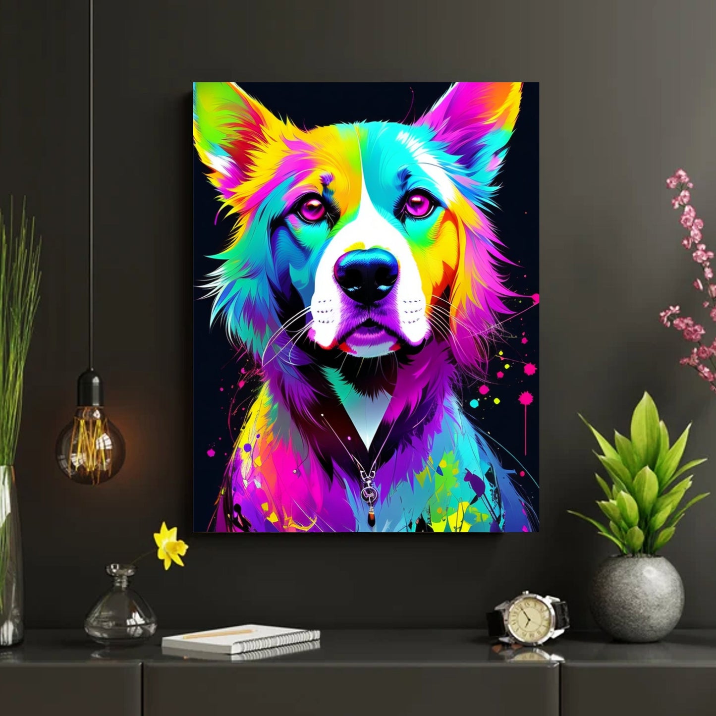 The dog – creative art work