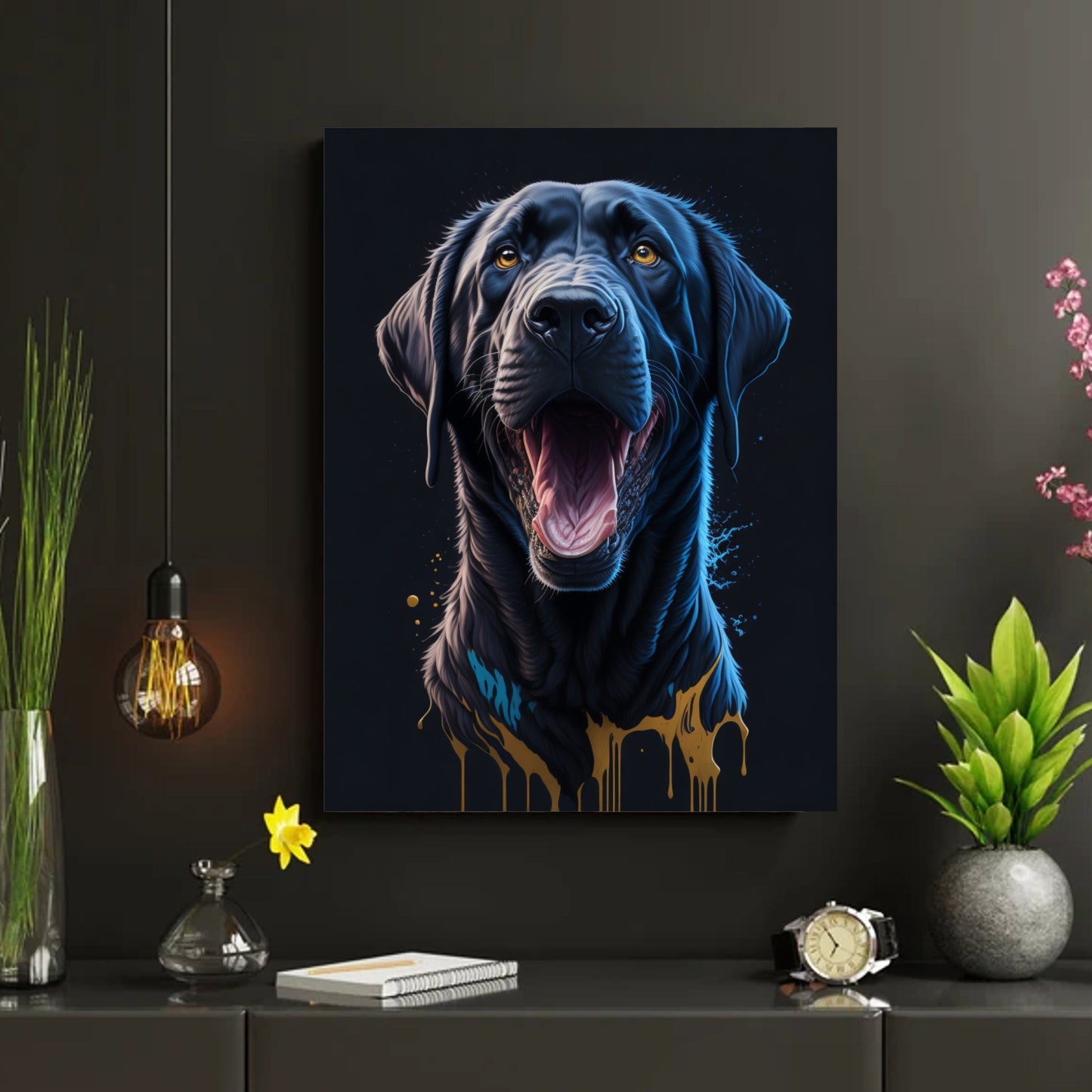 The dog – creative art work