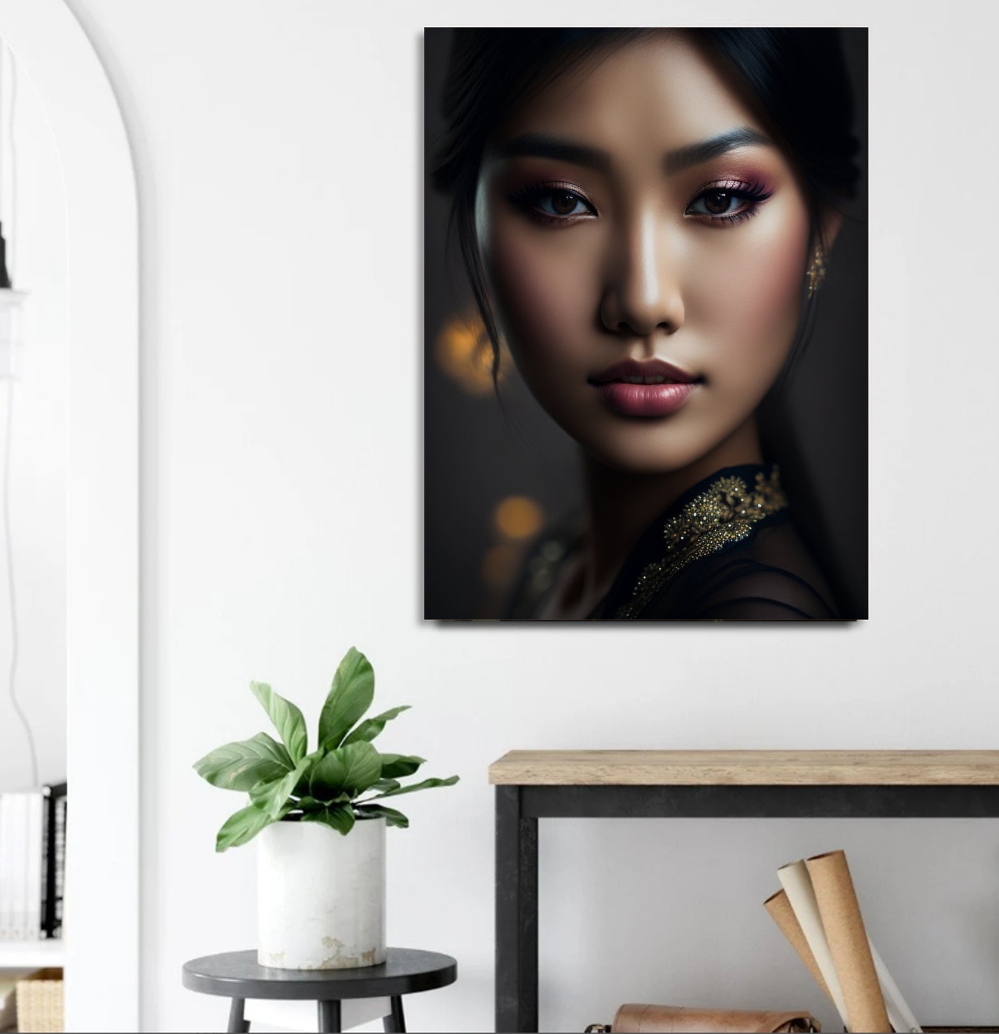 Portrait einer asiatischen Frau