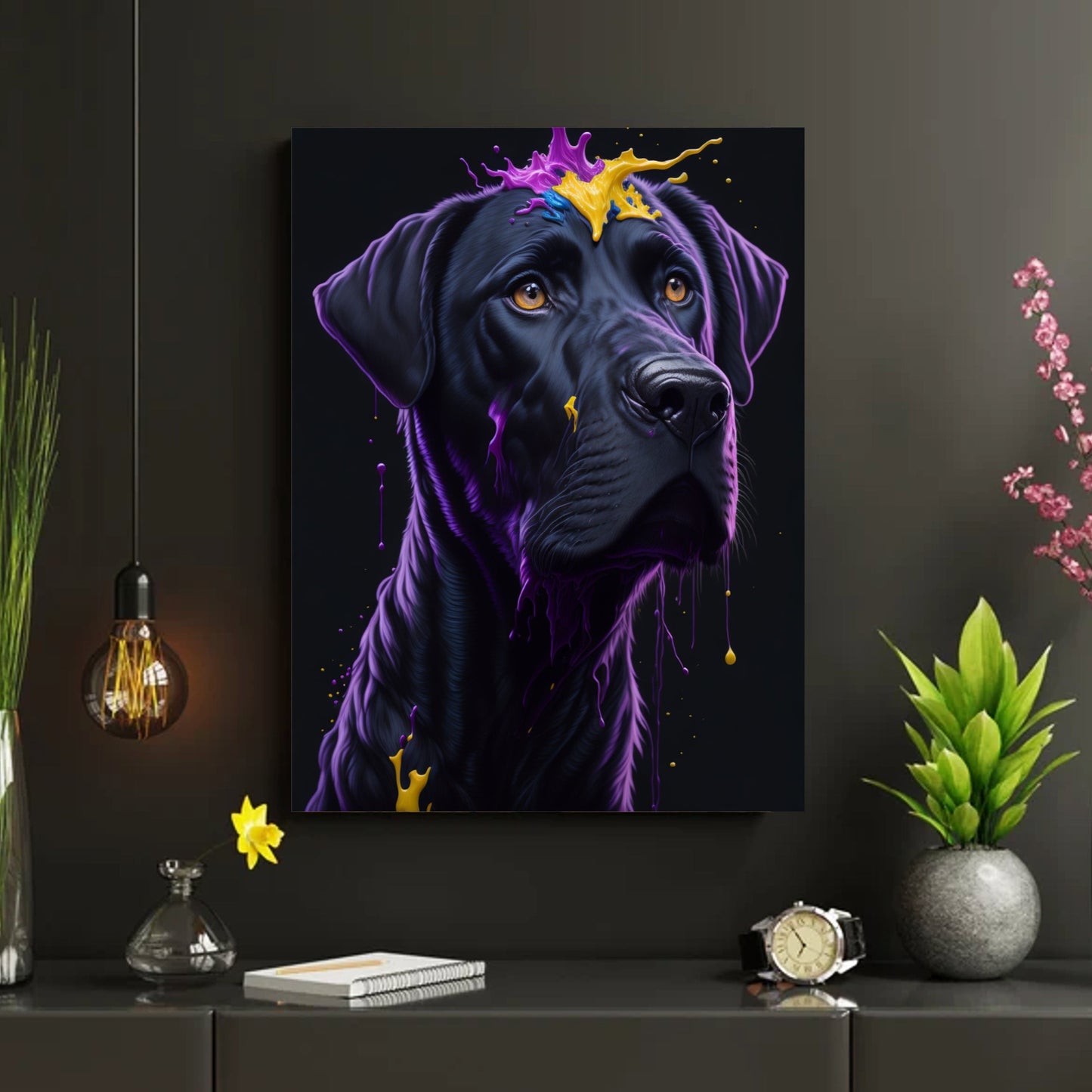 The dog – creative art work