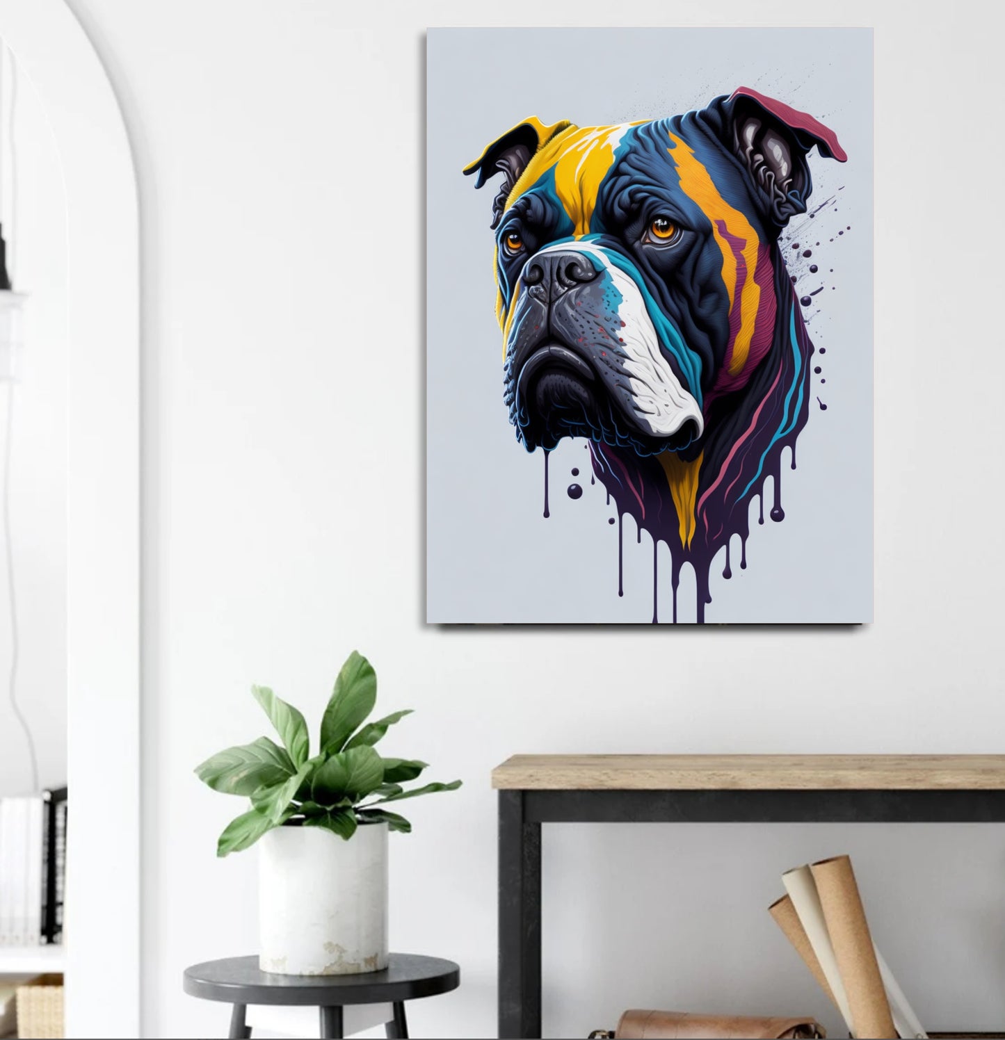 The dog – creative art work