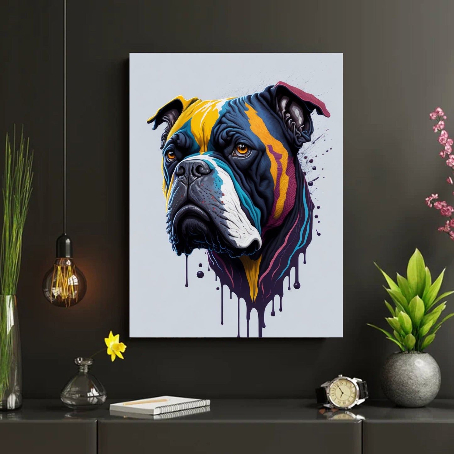 The dog – creative art work