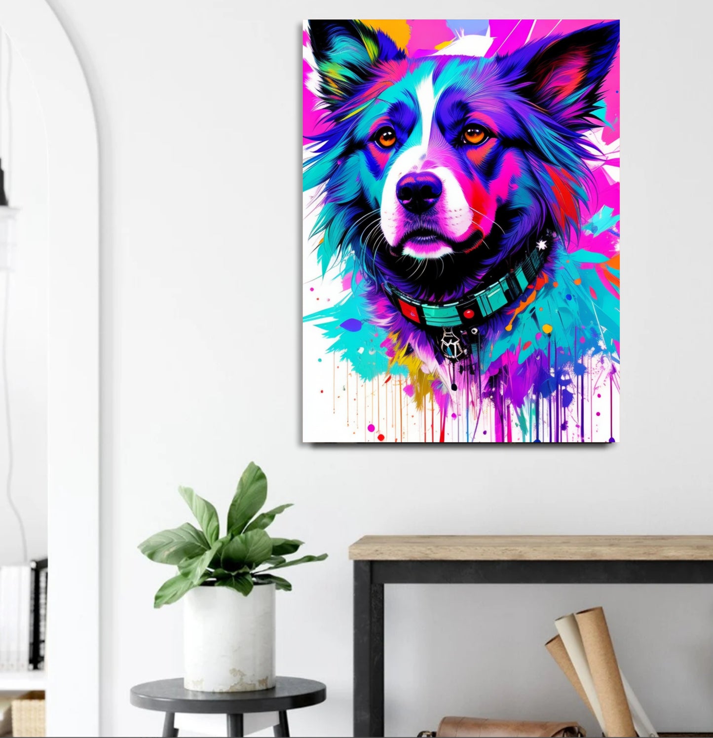 The dog – creative art work