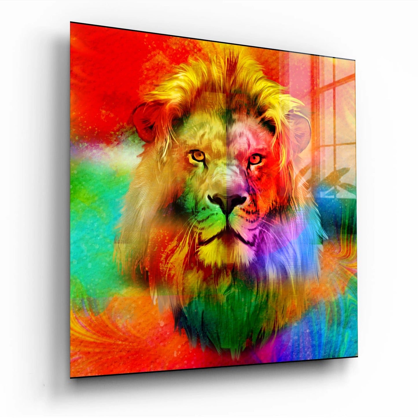 Majestic Rainbow Lion