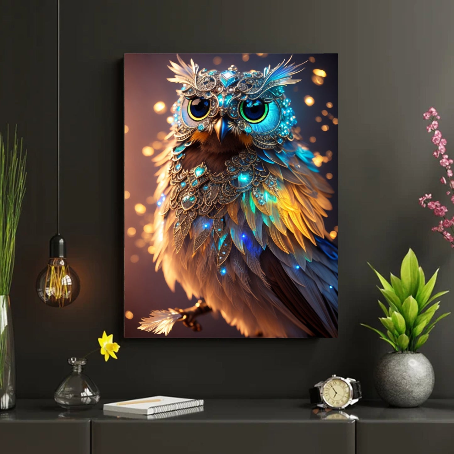 The owl - creative art work