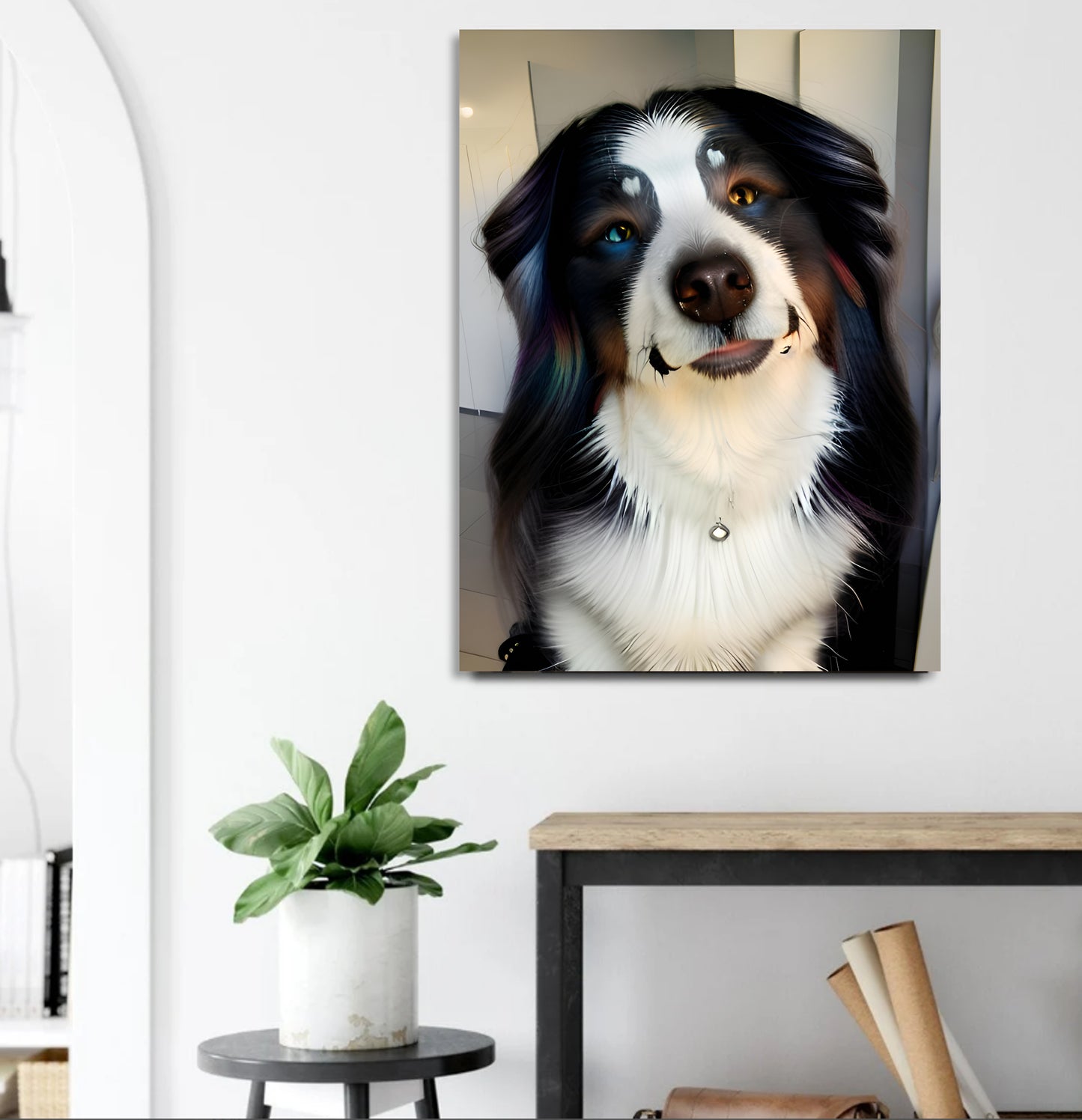 The dog – creative art work