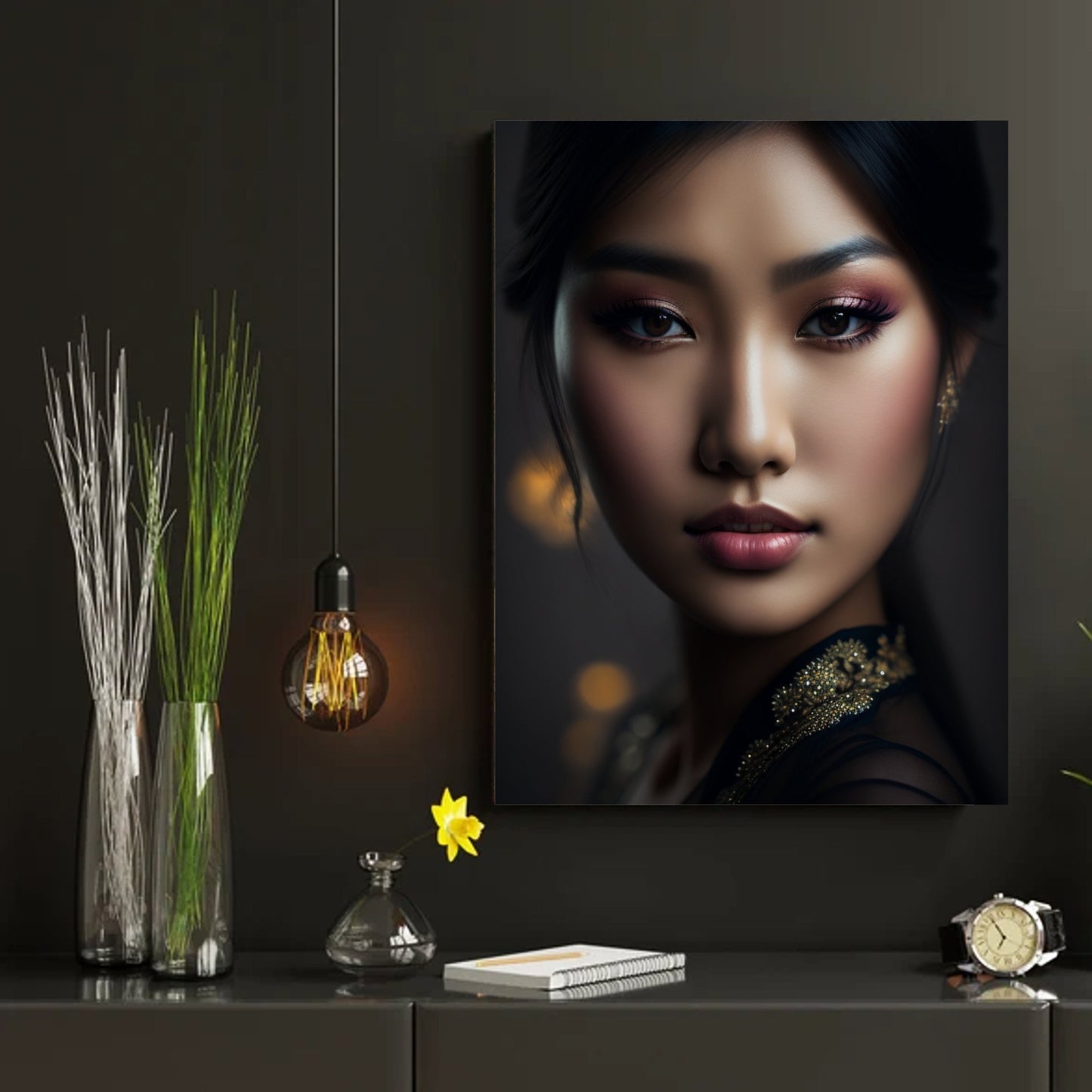 Portrait einer asiatischen Frau