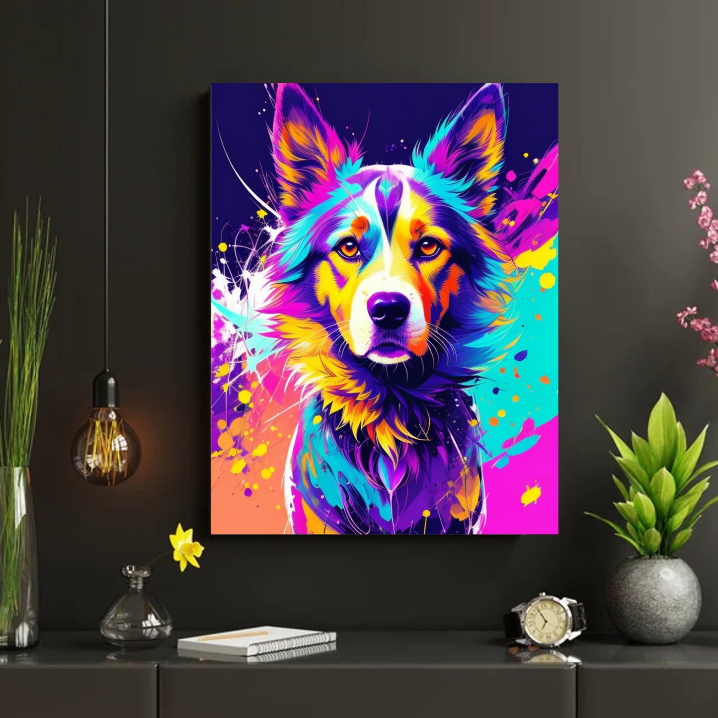 The dog – creative art work