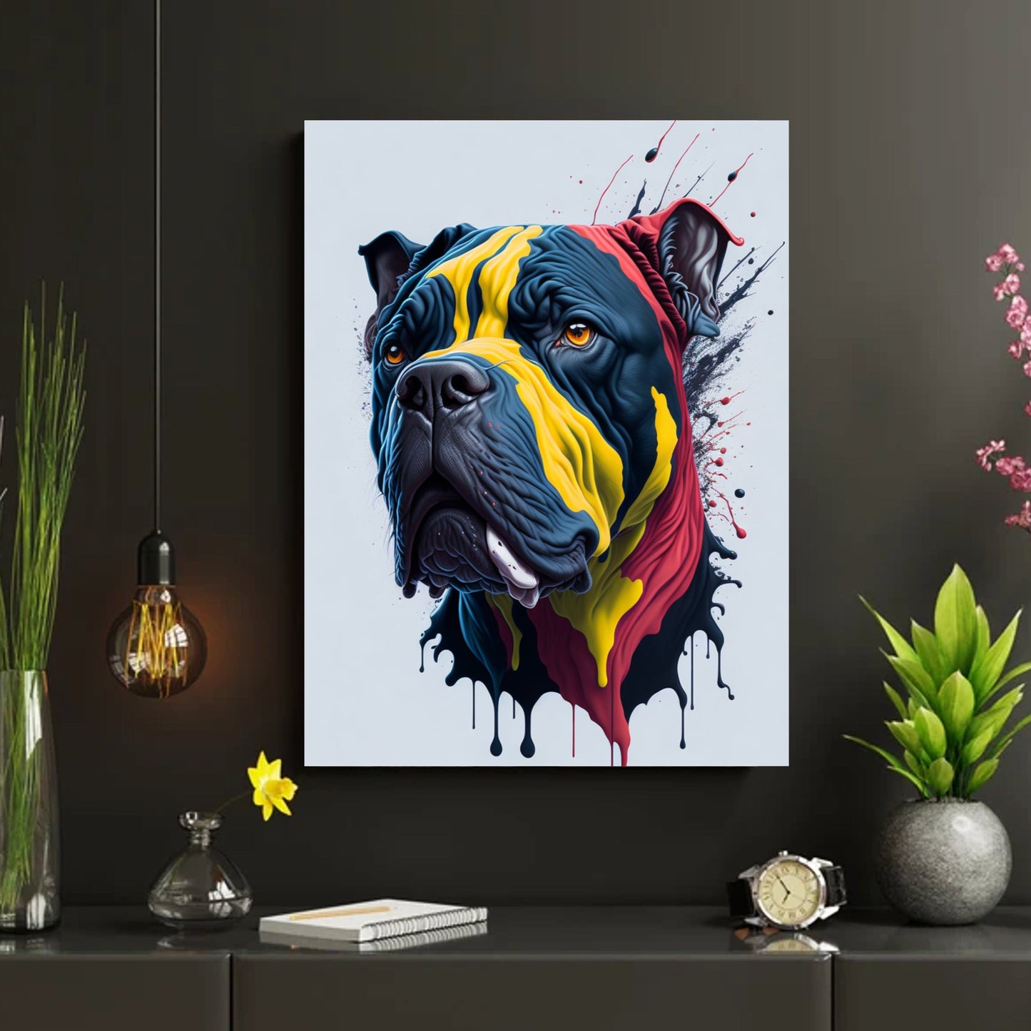 The dog – creative art work