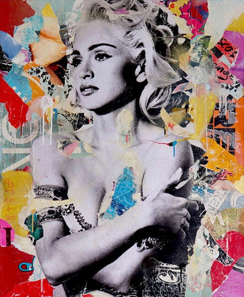 Madonna Collage Art