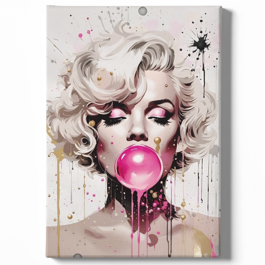 Marilyn Monroe Bubblegum Art