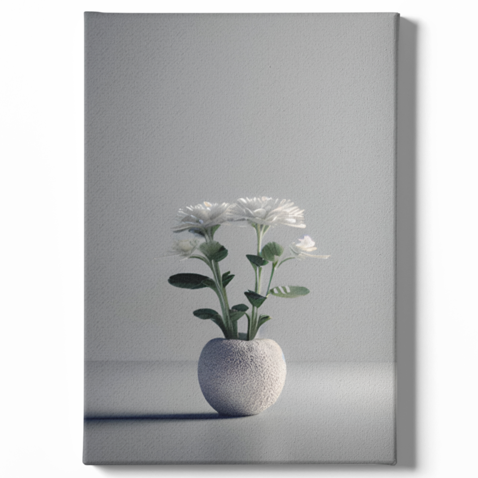 Minimalistische Blumenvase