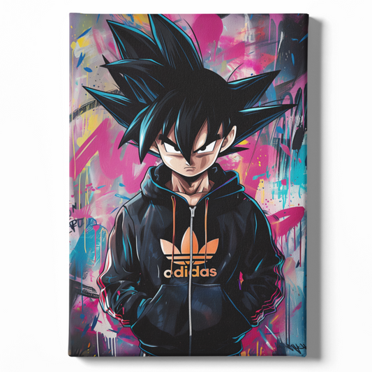 Modern Warrior: Goku in Urban Style