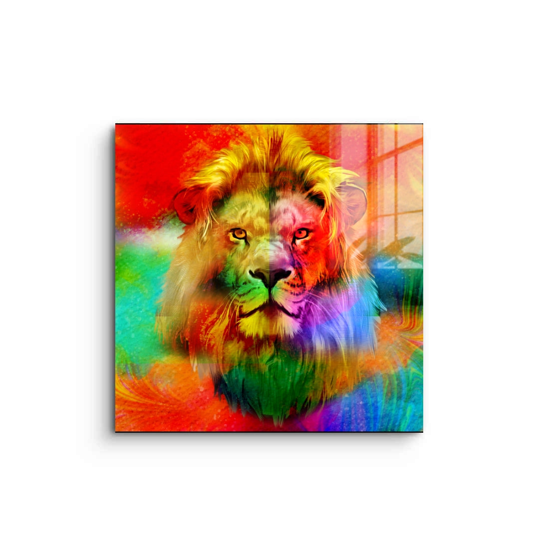 Majestic Rainbow Lion