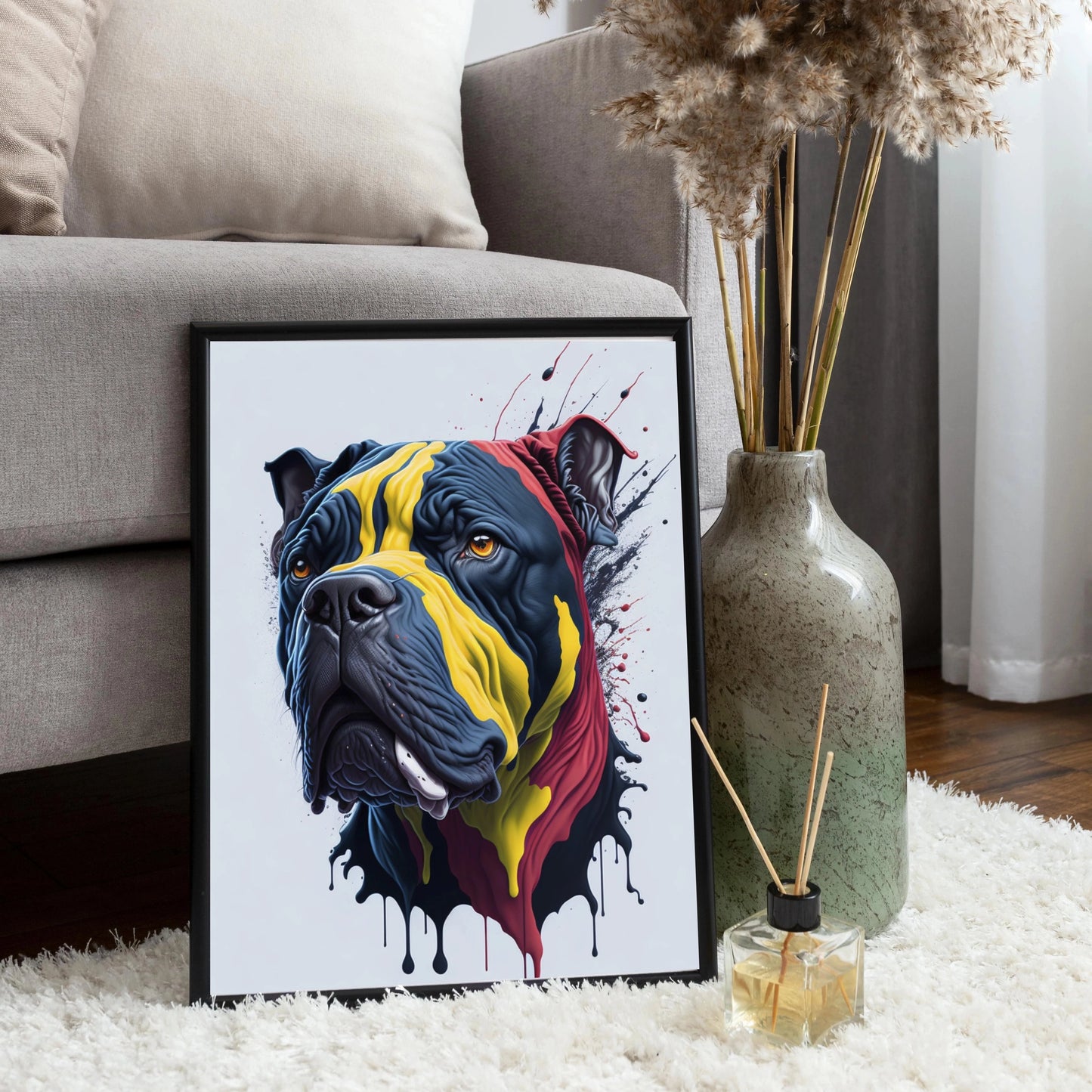 The dog – creative art work