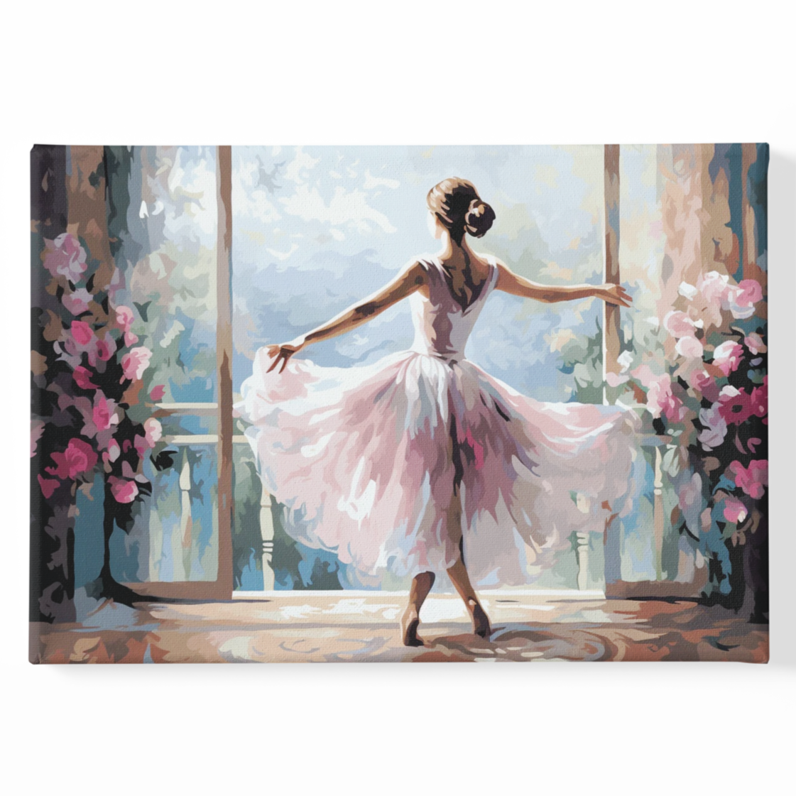 Ballerina in der Morgensonne