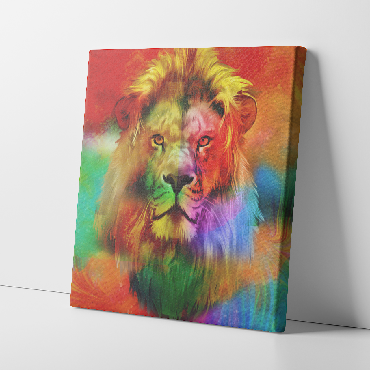 Majestic Rainbow Lion