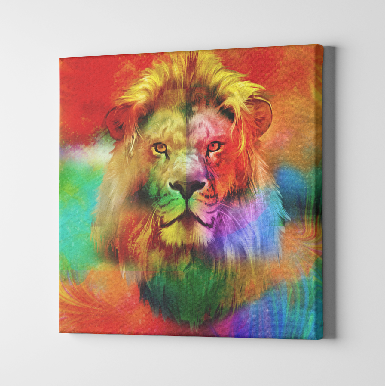 Majestic Rainbow Lion