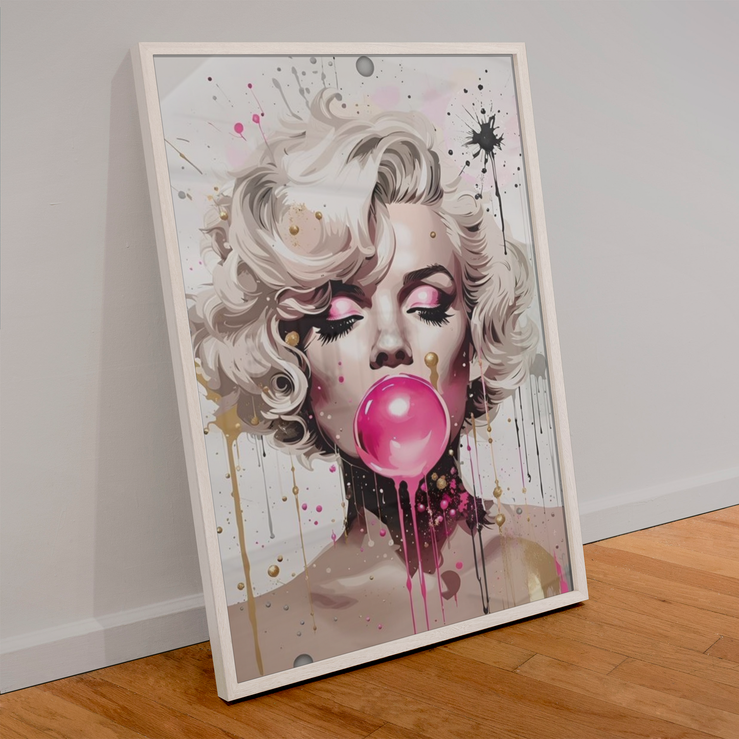 Marilyn Monroe Bubblegum Art