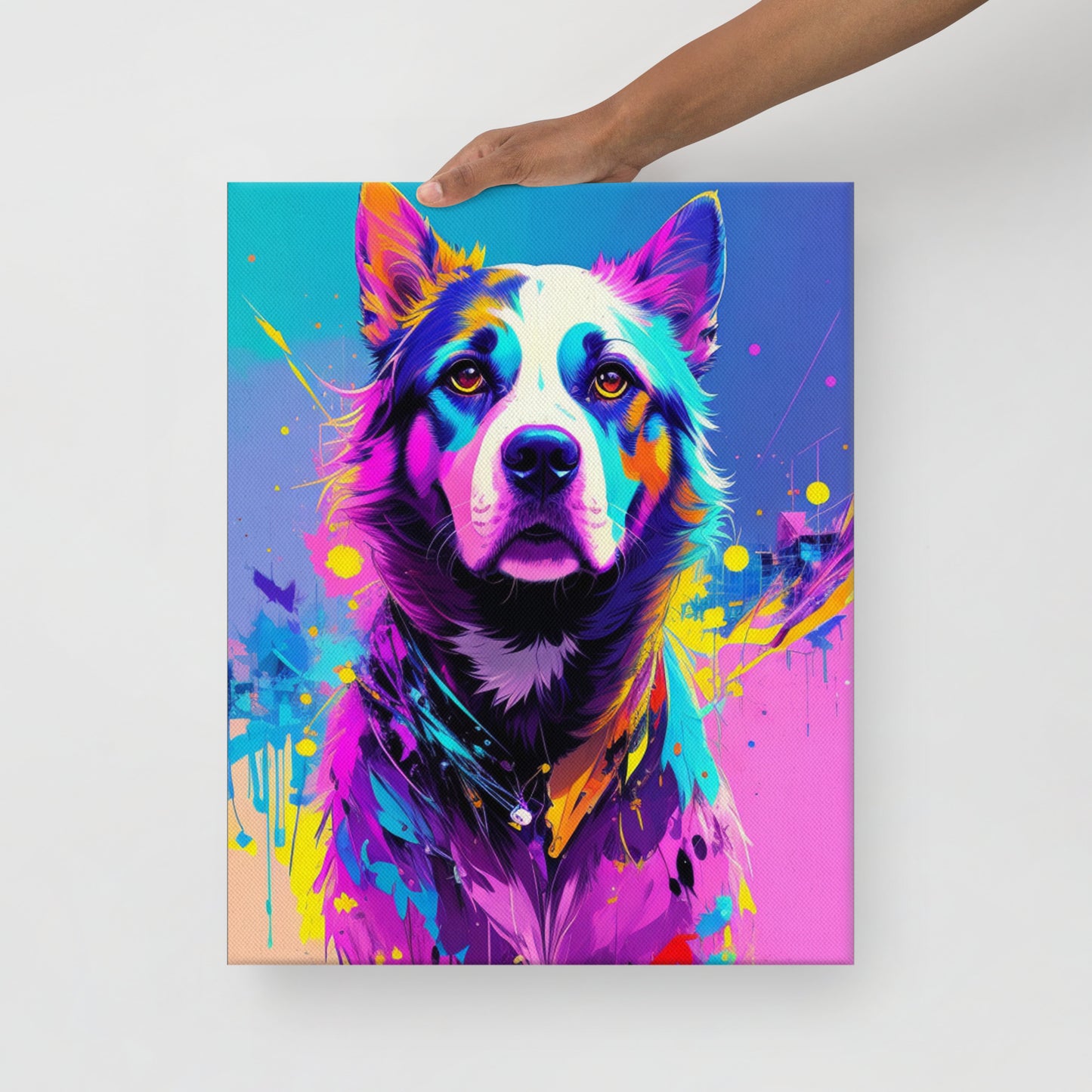 The dog – creative art work