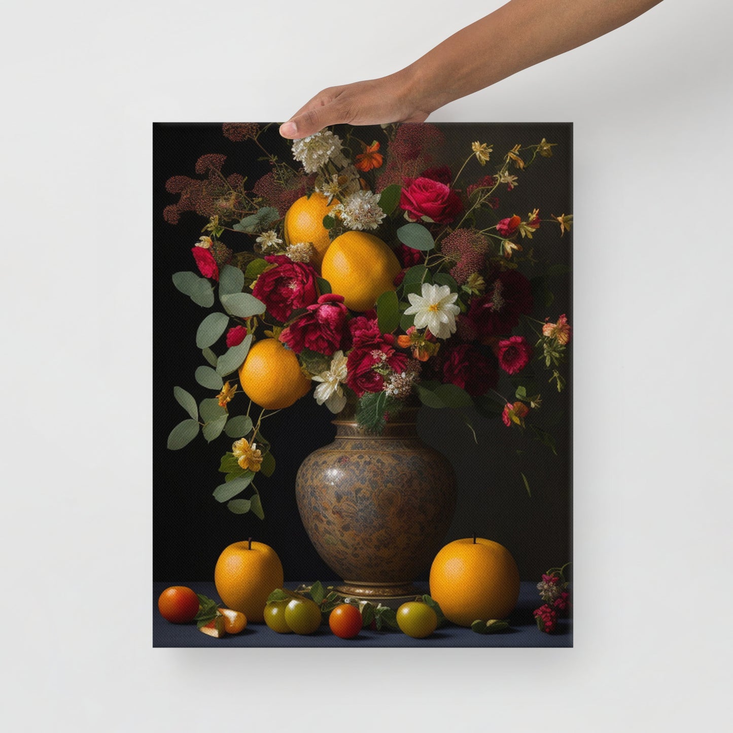 Autumn fruit arrangement