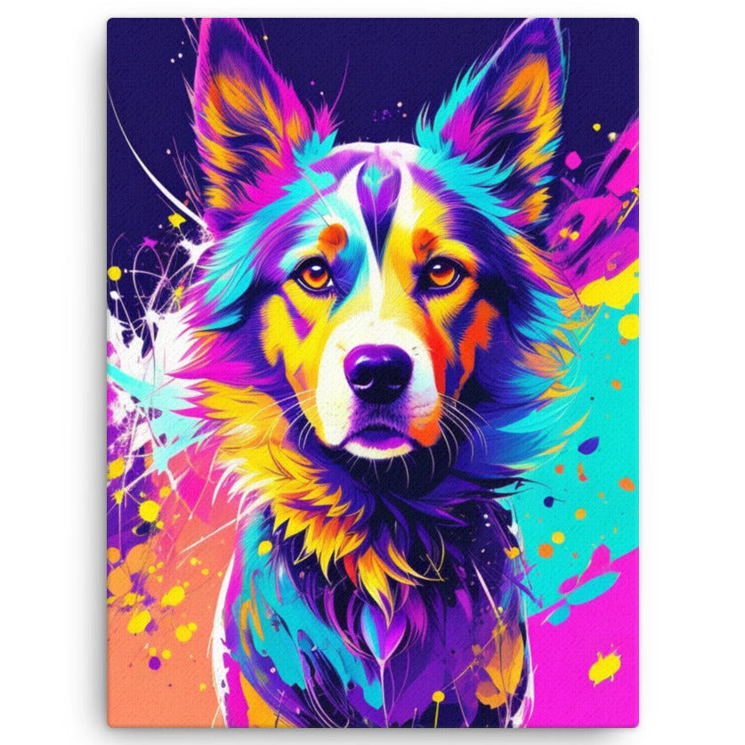 The dog – creative art work