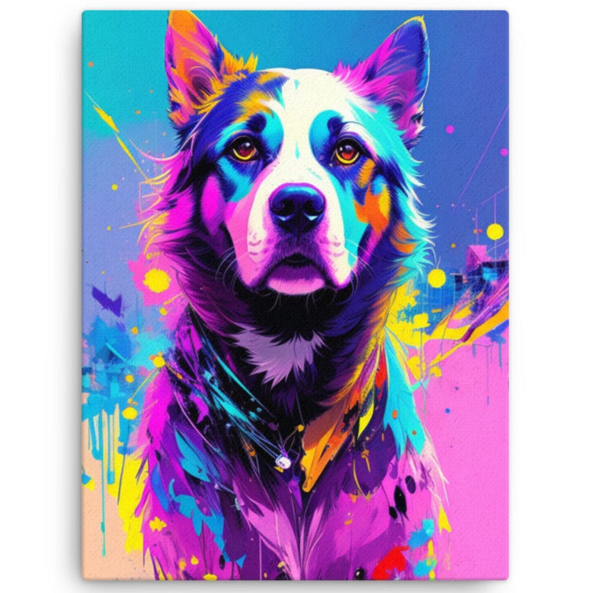 The dog – creative art work