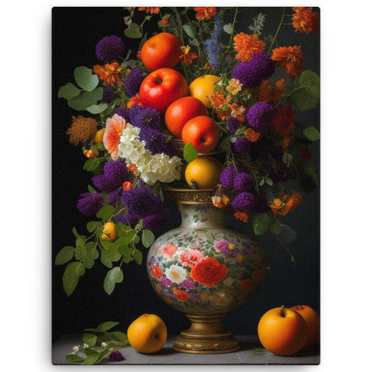 Autumn fruit arrangement