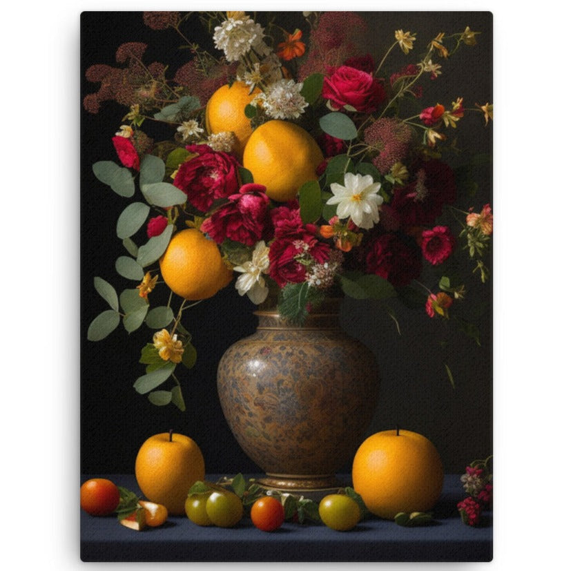 Autumn fruit arrangement