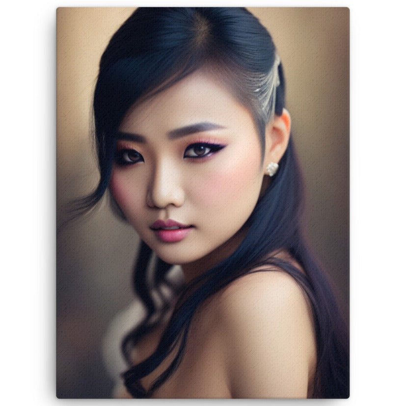 Portrait einer asiatischen Frau