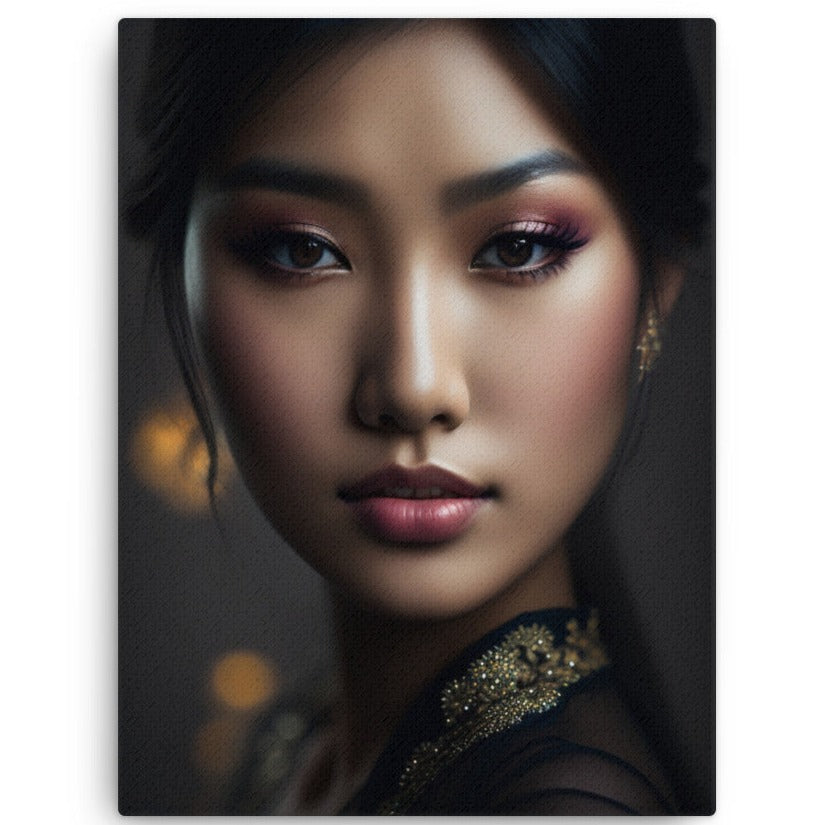 Portrait einer asiatischen Frau